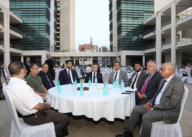 مشاركة مدير الجامعة في اللقاء الاقتصادي تحت إشراف معالي وزير التعليم العالي والبحث العلمي 1
