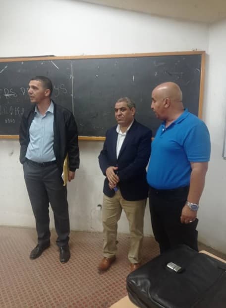 مشاركة مدير الجامعة في التجمعات الحضورية بمركز بن عكنون 1