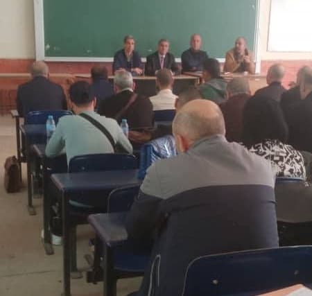 زيارة فجائية لمدير الجامعة إلى مركز سكيكدة 1