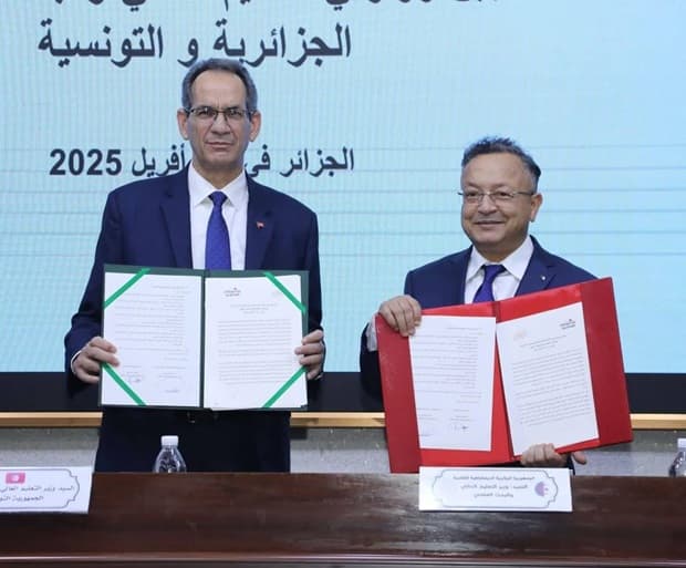 اتفاقية تعاون بين وزارة التعليم العالي والبحث العلمي الجزائرية ونضيرتها التونسية