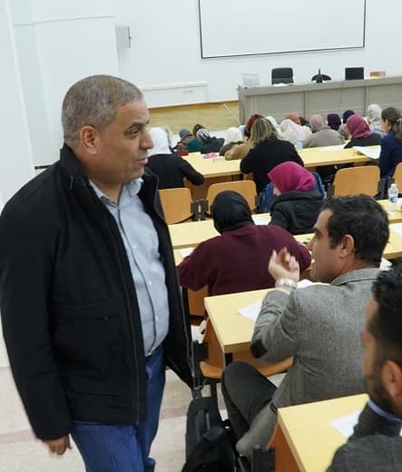زيارة تفقد ومعاينة للمجموعة الخاصة بالاساتذة الجامعيين (تخصص انجليزية) 3