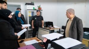 زيارة تفقدية لمدير الجامعة الى مركز التكوين المتواصل خروبة 1