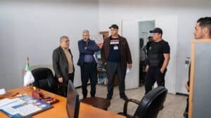زيارة تفقدية لمدير الجامعة الى مركز التكوين المتواصل خروبة 2