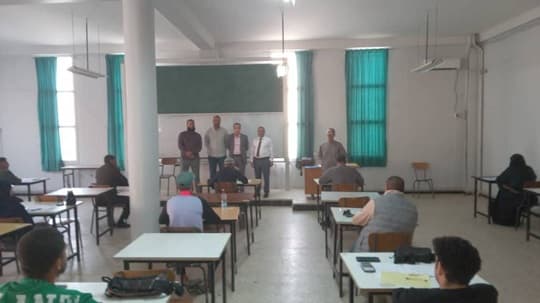 زيارة مدير الجامعة إلى مركز الشلف 2