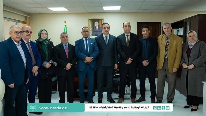 اعطاء إشارة انطلاق اشغال فوج العمل المشترك مع الوكالة الوطنية لدعم وتنمية المقاولاتية (ناسدا)